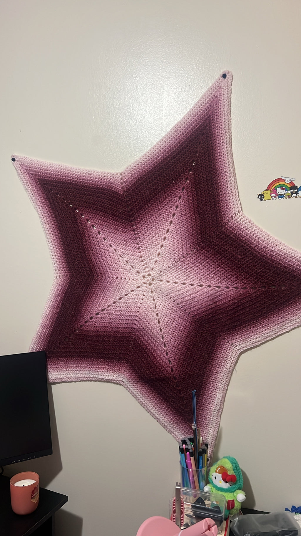 Handmade Crochet Star Blanket