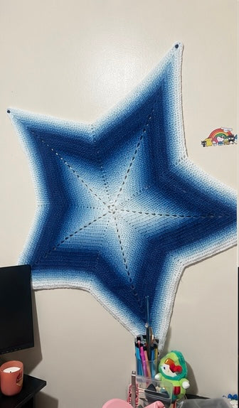 Handmade Crochet Star Blanket