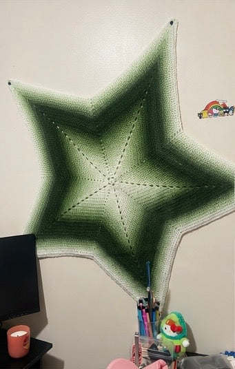 Handmade Crochet Star Blanket
