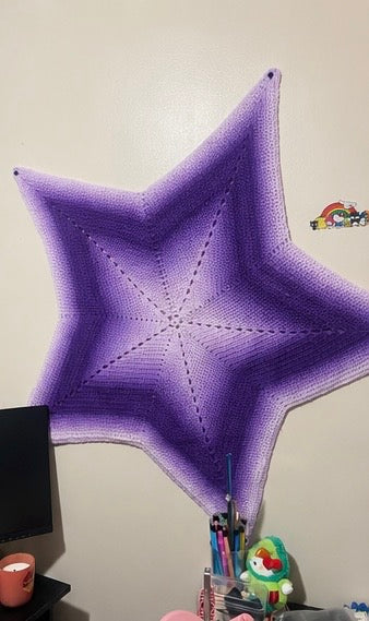 Handmade Crochet Star Blanket