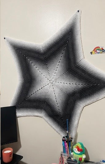 Handmade Crochet Star Blanket