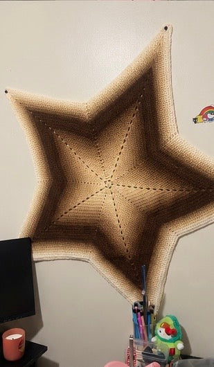 Handmade Crochet Star Blanket