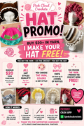 HAT PROMO — Buy the Yarn, I Make the Hat FREE!