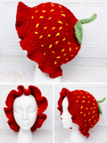 Strawberry Crochet Hat